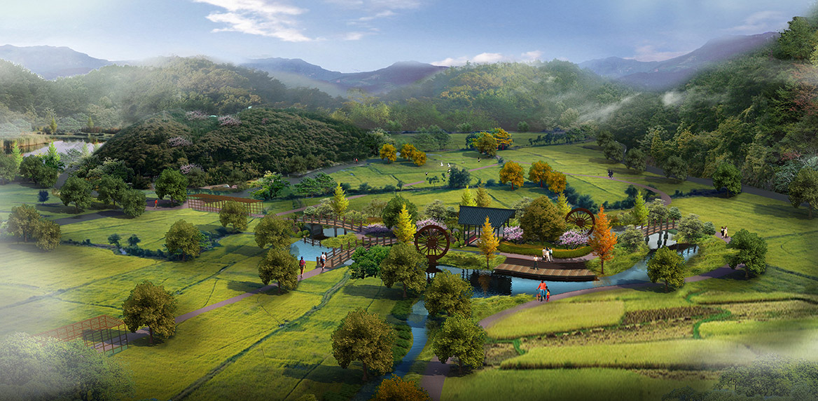 河源市天頤園觀光休閑農業(yè)度假村生態(tài)農業(yè)區(qū)效果圖