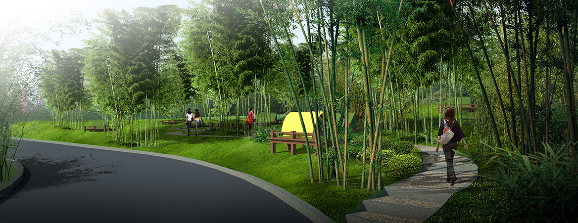 河源市天頤園觀光休閑農業(yè)度假村戶外露營拓展區(qū)效果圖3