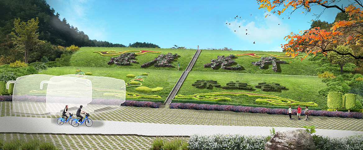 張家界懸崖花開養(yǎng)生谷總體規(guī)劃設(shè)計(jì)改造后入口