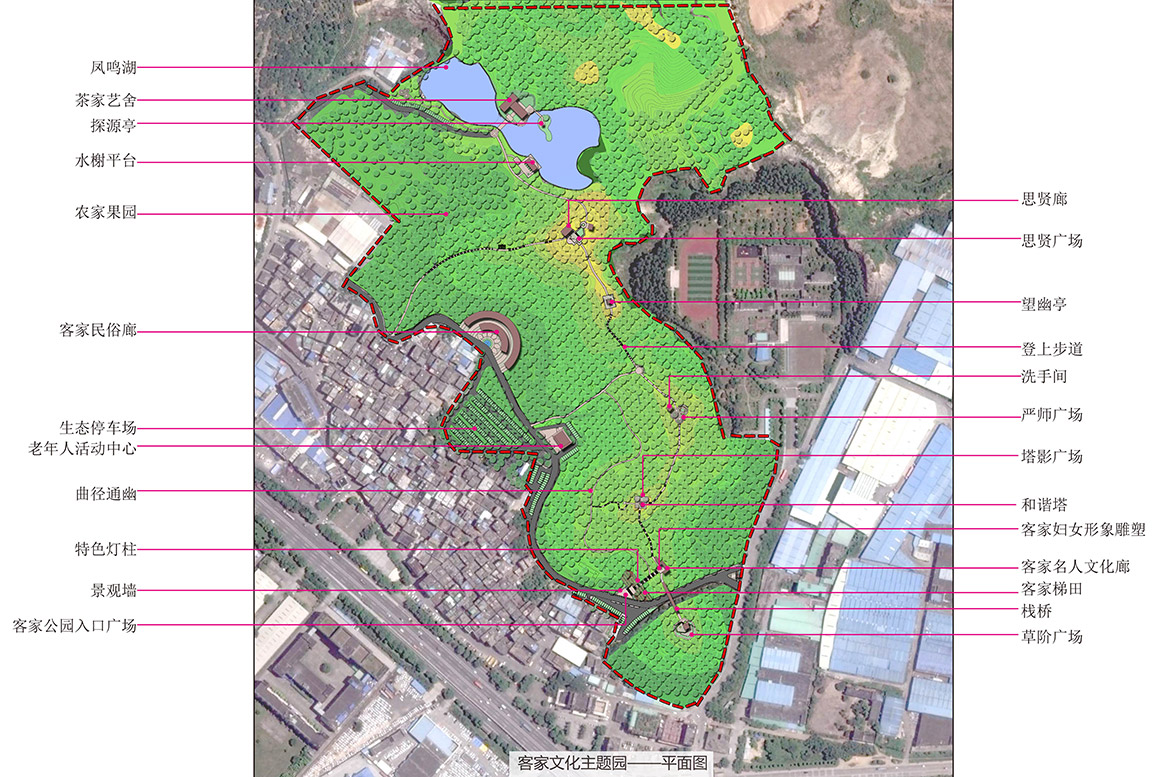 大嶺山鎮(zhèn)連平村美麗幸福村居建設(shè)行動計劃總平面圖