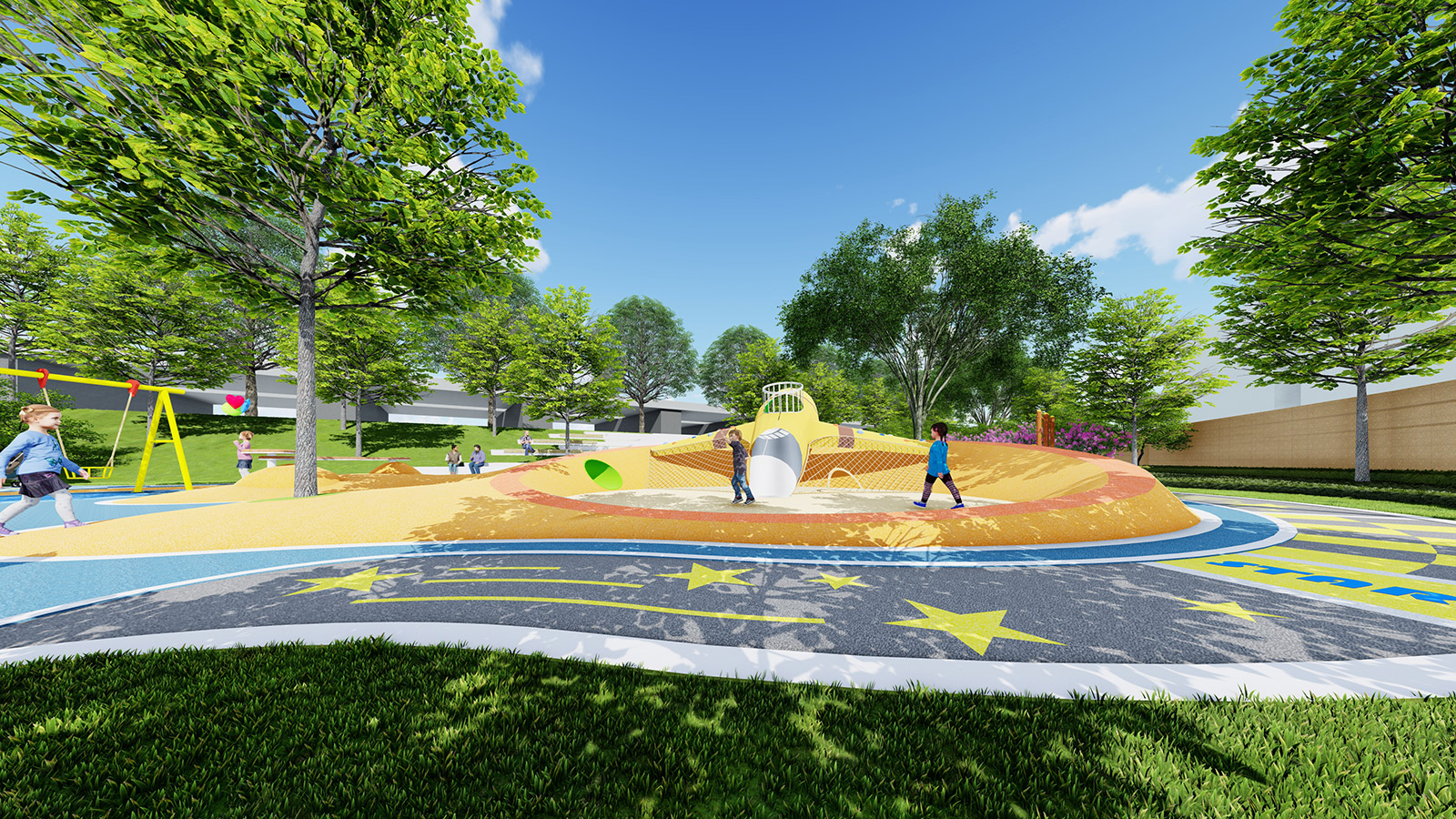 兒童區(qū)景觀設計