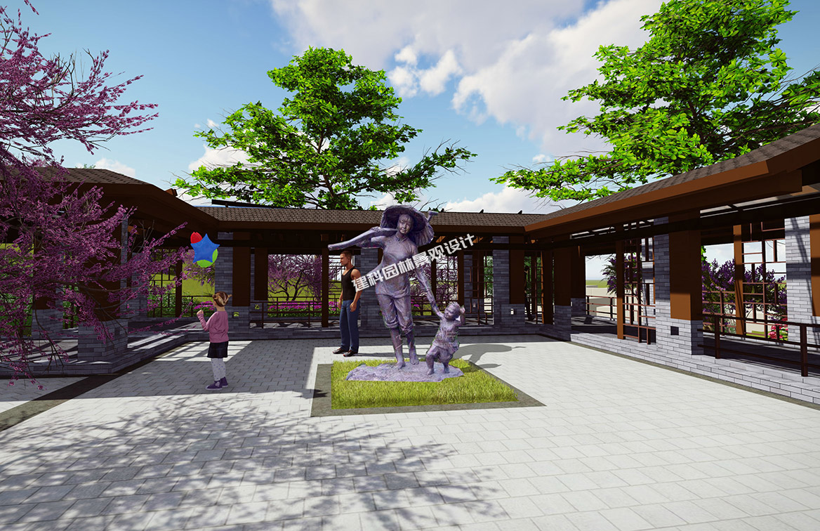 美麗圩鎮(zhèn)規(guī)劃設(shè)計(jì)效果圖5