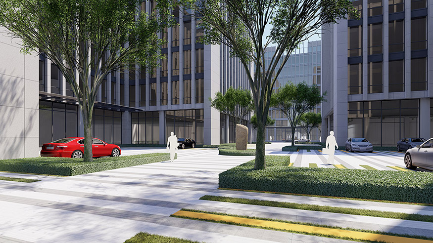 電子廠廠區(qū)景觀設(shè)計