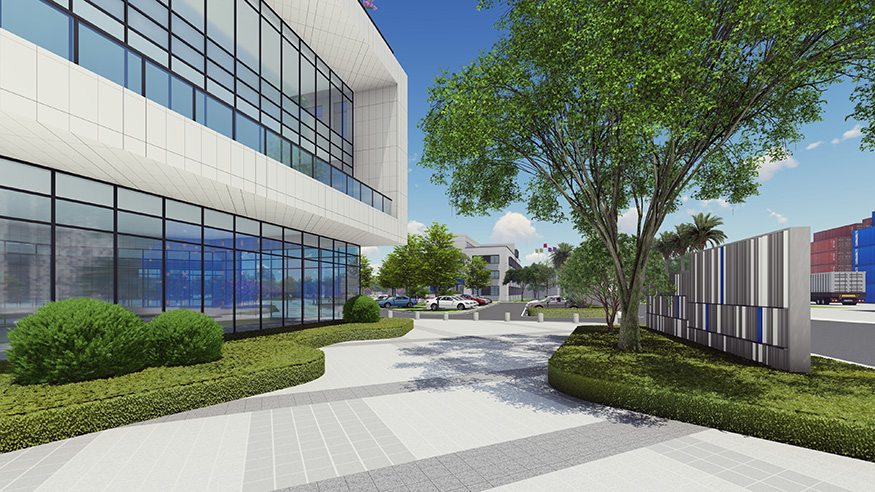 工業(yè)園區(qū)辦公生活區(qū)景觀設(shè)計