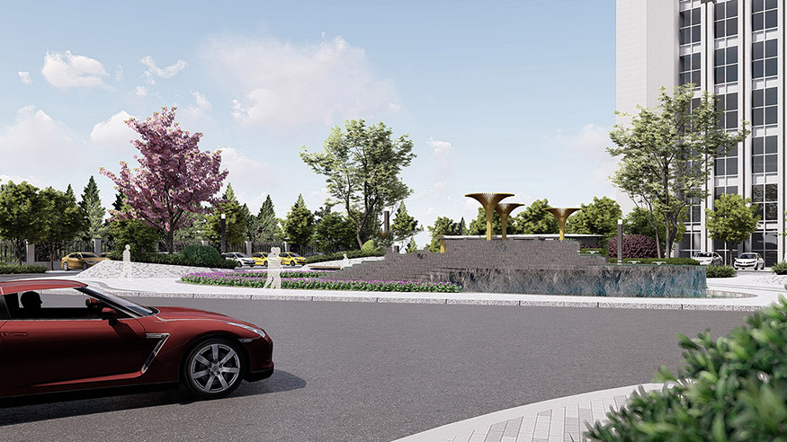 智能產(chǎn)業(yè)園景觀設(shè)計