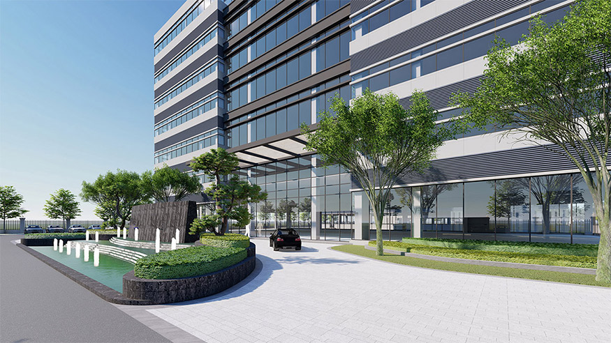 科技公司廠區(qū)景觀設(shè)計